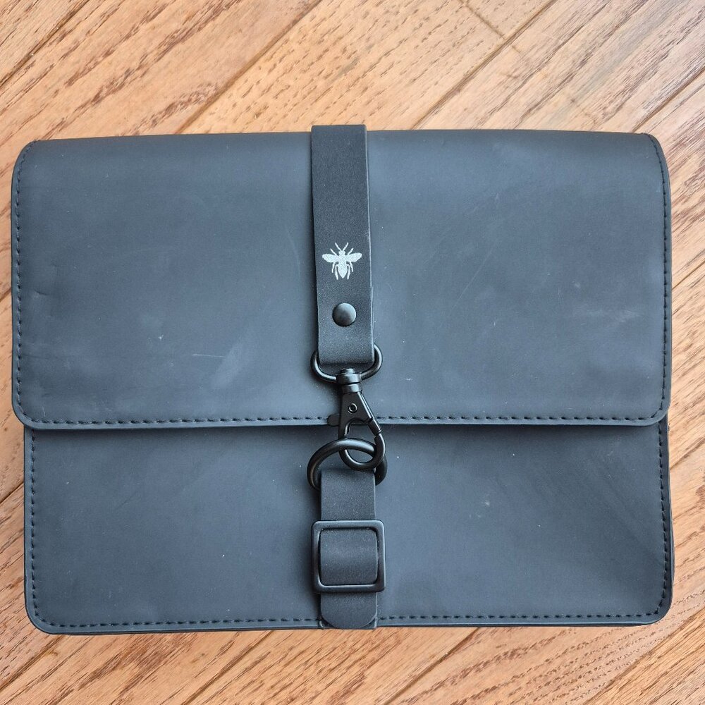 Dior Black Cosmetic Bag with Bee Detail